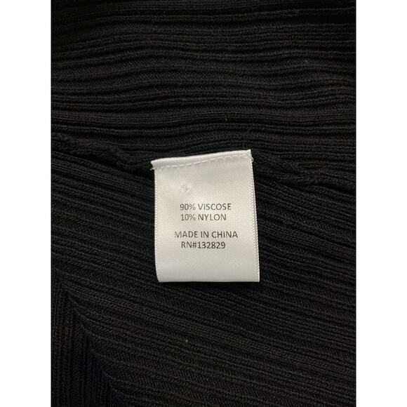 Tularosa 'Variegated' Black Rib Cardi Size S - Picture 5 of 5